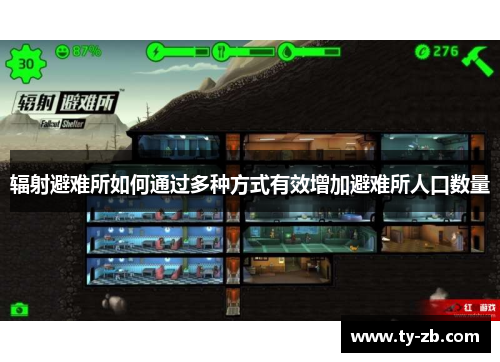 辐射避难所如何通过多种方式有效增加避难所人口数量